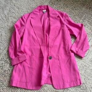 Women's Pink Blazer spring light weight XS a new day